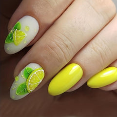 5D Fruit Nail Stickers Long Lasting Gel Polish Adhesives for Manicure Decor