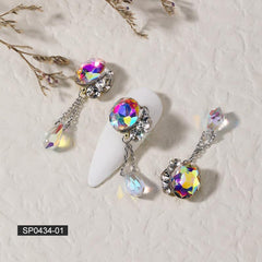 Nail Art Decoration Kit with Rhinestone and Alloy for Manicures