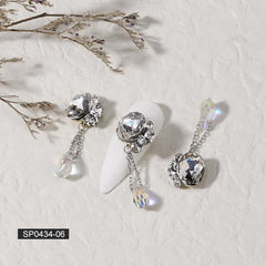 Nail Art Decoration Kit with Rhinestone and Alloy for Manicures