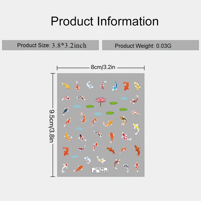 2pcs 5D Halloween Nail Stickers Skull Nail Decals DIY Nail Salons Self Adhesive