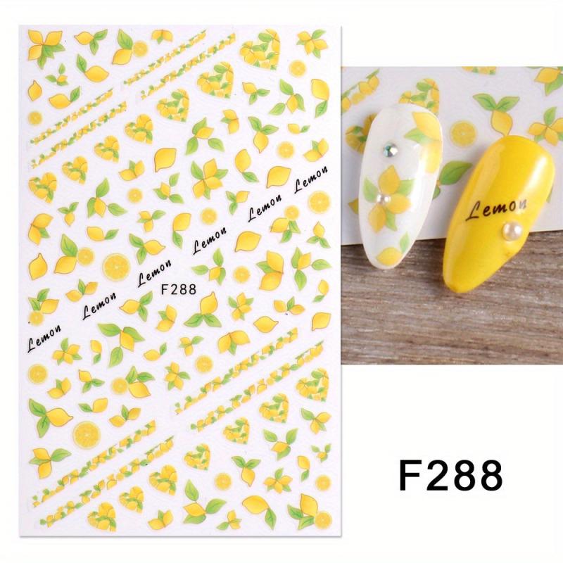 Summer Fruit Nail Art Stickers Decal for Women