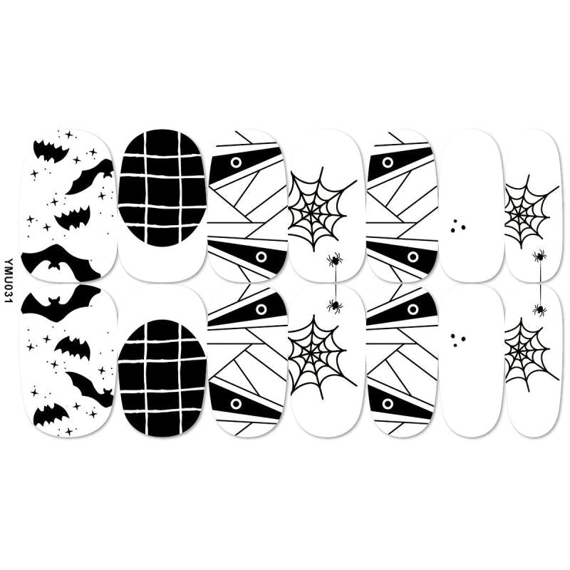 Halloween Full Wrap Nail Art Strips