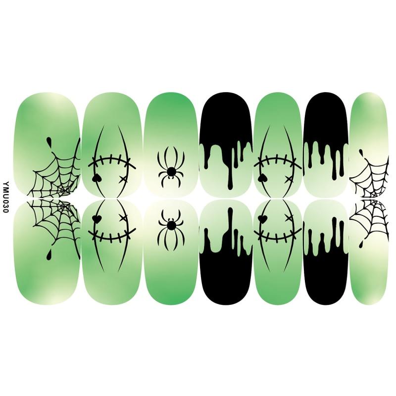 Halloween Full Wrap Nail Art Strips