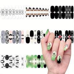 Halloween Full Wrap Nail Art Strips