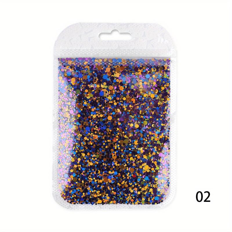 12 Colors Holographic Glitter Nail Supplies for Manicure Tips