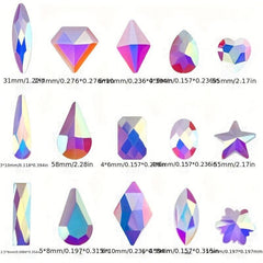 Flatback Crystal Nail Art Rhinestones DIY Gemstones