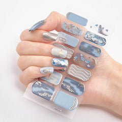 Glitter Sequins Nail Art Stickers Self Adhesive Manicure for Wraps and Decals