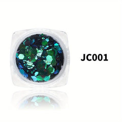 Mermaid Nail Sequins Holographic Glitter Decoration