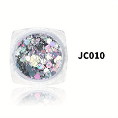 Mermaid Nail Sequins Holographic Glitter Decoration