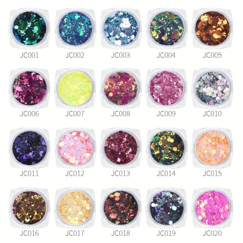 Mermaid Nail Sequins Holographic Glitter Decoration
