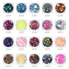 Mermaid Nail Sequins Holographic Glitter Decoration