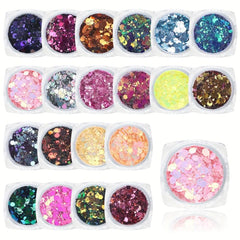 Mermaid Nail Sequins Holographic Glitter Decoration