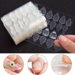 240pcs Double Sided Adhesive Tabs Nail Glue Sticker For Manicure