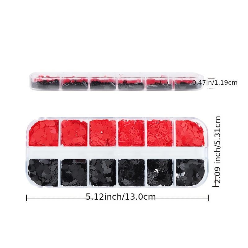 Geometric Nail Rhinestones & Flakes Manicure Decals Nail Charms