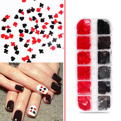 Geometric Nail Rhinestones & Flakes Manicure Decals Nail Charms