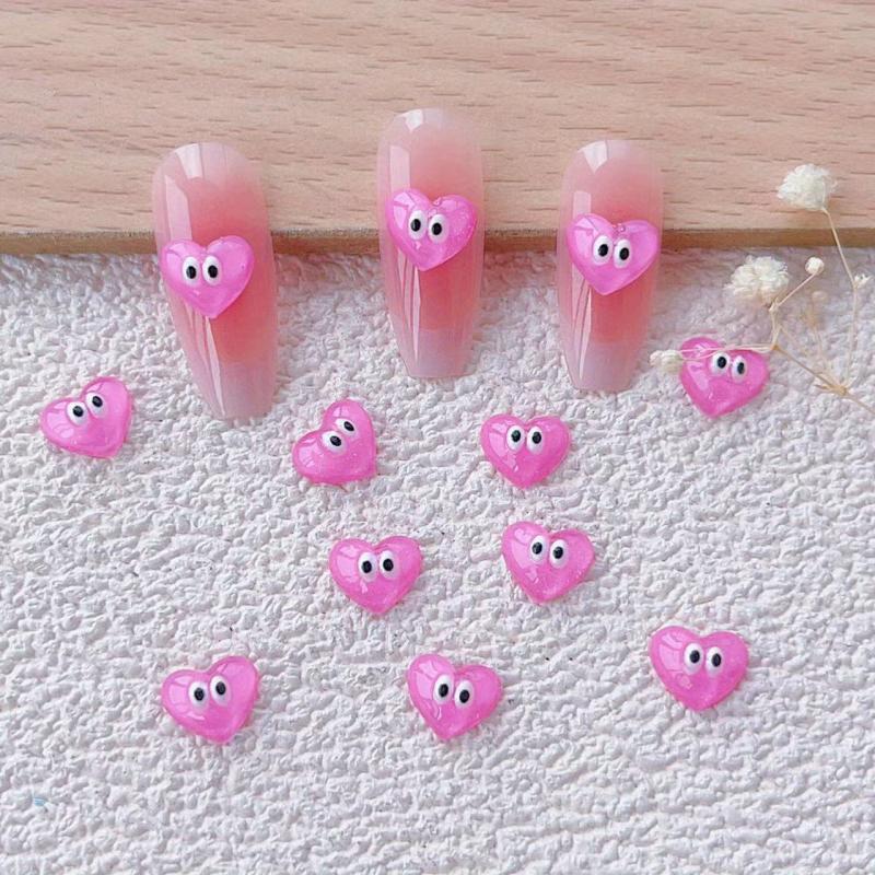 50pcs Cartoon Nail Art Charms Resin 3D Nail Art Accessories DIY Nail Salon