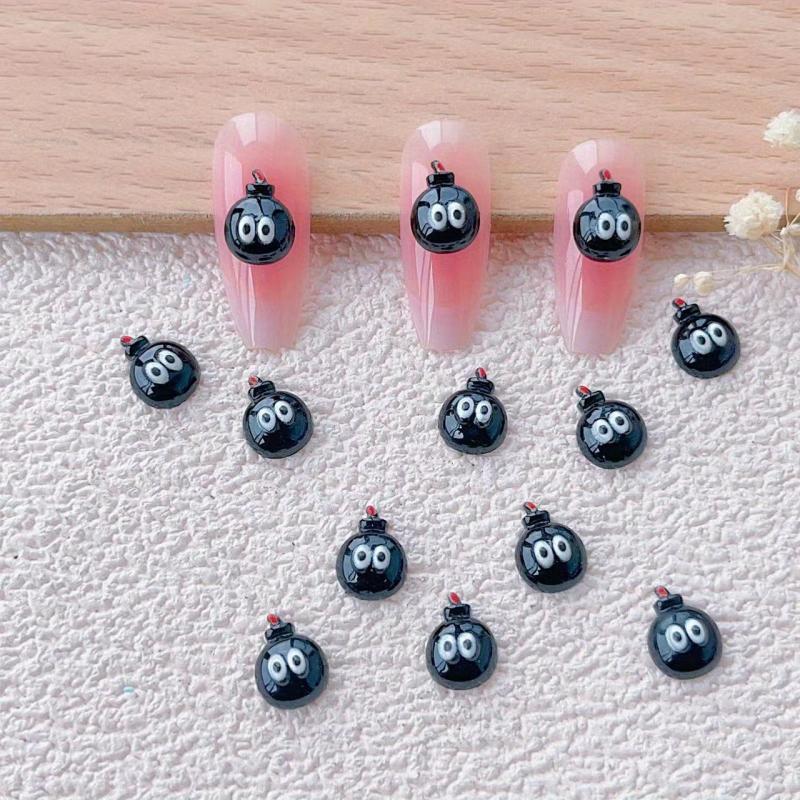 50pcs Cartoon Nail Art Charms Resin 3D Nail Art Accessories DIY Nail Salon