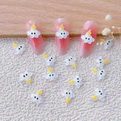 50pcs Cartoon Nail Art Charms Resin 3D Nail Art Accessories DIY Nail Salon