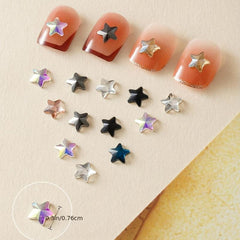 16 Pcs 3D Star Nail Stickers Self Adhesive Nail Art Decorations