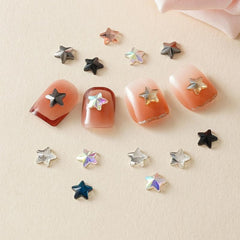 16 Pcs 3D Star Nail Stickers Self Adhesive Nail Art Decorations
