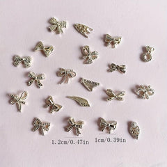 3D Nail Jewelry Kit with Pearl Zircon Diamond Butterfly Designs