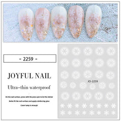 Snowflake Nail Sticker Self Adhesive Stickers For Nail Art