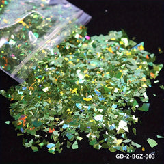 10g Holo Ab Nail Glitter Flakes Sparkly Shell Sequins DIY Manicure Art