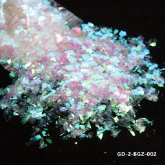 10g Holo Ab Nail Glitter Flakes Sparkly Shell Sequins DIY Manicure Art