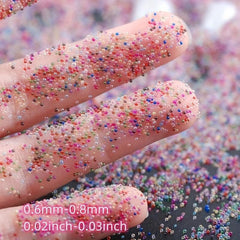 Caviar Beads & Crystal Rhinestones Nail Art Decor