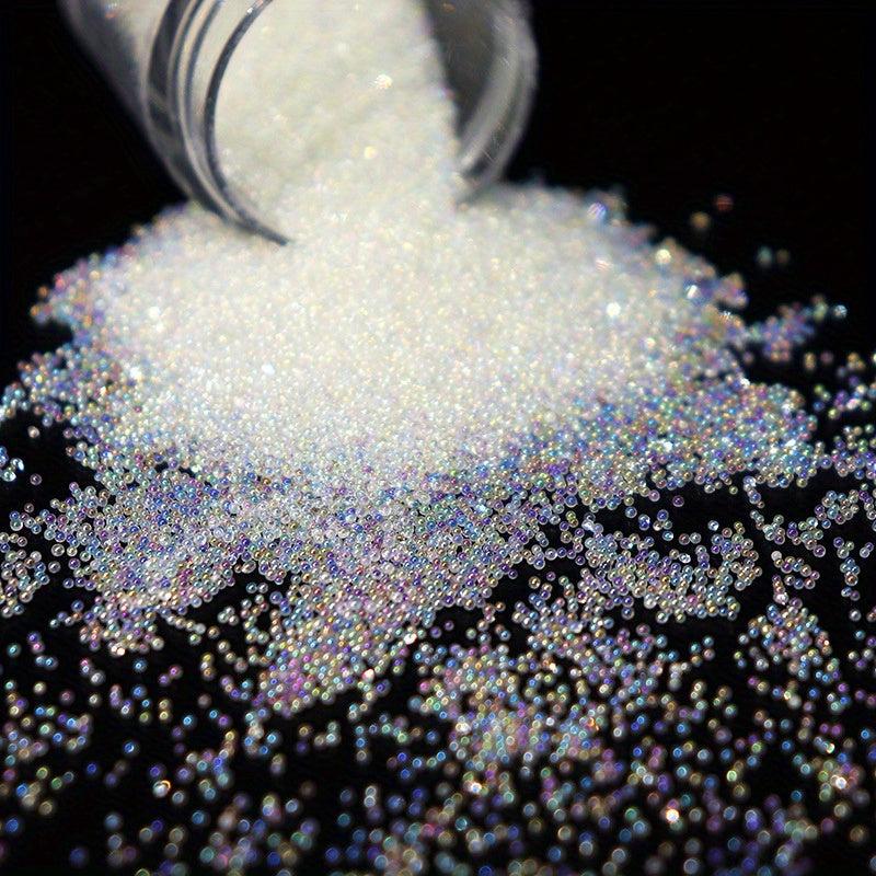 Caviar Beads & Crystal Rhinestones Nail Art Decor