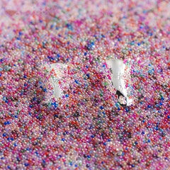 Caviar Beads & Crystal Rhinestones Nail Art Decor