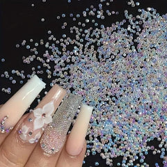 Caviar Beads & Crystal Rhinestones Nail Art Decor