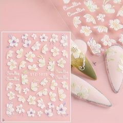 Gradient Butterfly Nail Art Stickers - Self Adhesive Nail Art Supplies