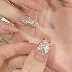 Gradient Butterfly Nail Art Stickers - Self Adhesive Nail Art Supplies