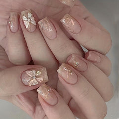 Gradient Butterfly Nail Art Stickers - Self Adhesive Nail Art Supplies