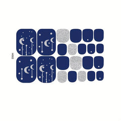 Waterproof Toenail Art Decals Pedicure Kit