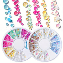 Mermaid Rhinestone Candy Nail Art Decorations 3D Acrylic Nails