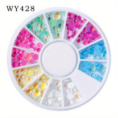 Mermaid Rhinestone Candy Nail Art Decorations 3D Acrylic Nails