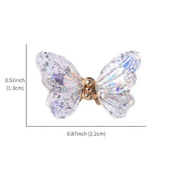 Aurora Butterfly Nail Art Decoration 3D Moving Wing Art for Women