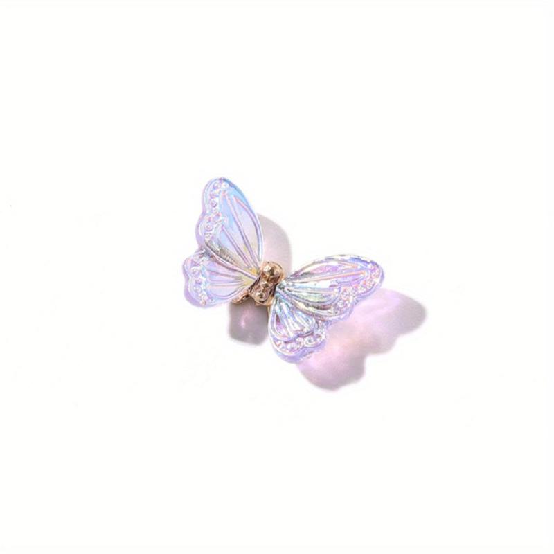 Aurora Butterfly Nail Art Decoration 3D Moving Wing Art for Women