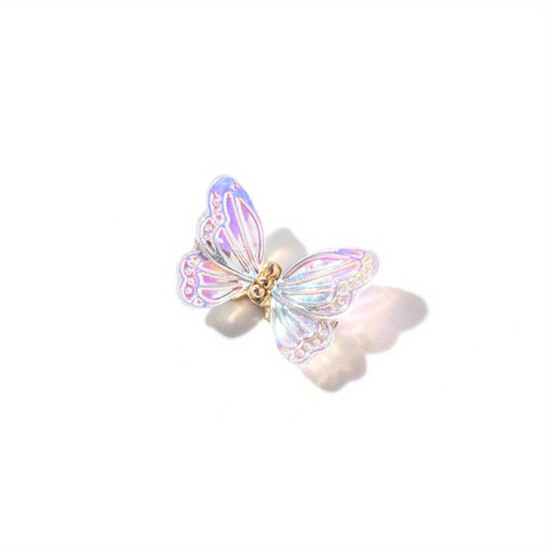 Aurora Butterfly Nail Art Decoration 3D Moving Wing Art for Women