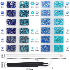 Crystal Nail Art Rhinestones Non Hotfix Jelly Gemstones