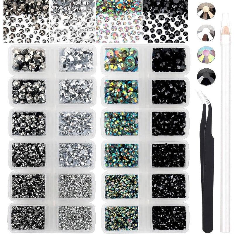 Crystal Nail Art Rhinestones Non Hotfix Jelly Gemstones