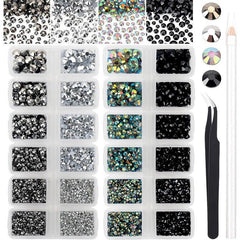 Crystal Nail Art Rhinestones Non Hotfix Jelly Gemstones