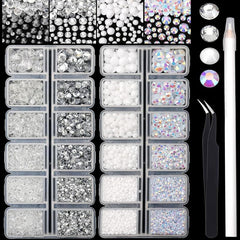 Crystal Nail Art Rhinestones Non Hotfix Jelly Gemstones