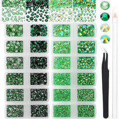 Crystal Nail Art Rhinestones Non Hotfix Jelly Gemstones