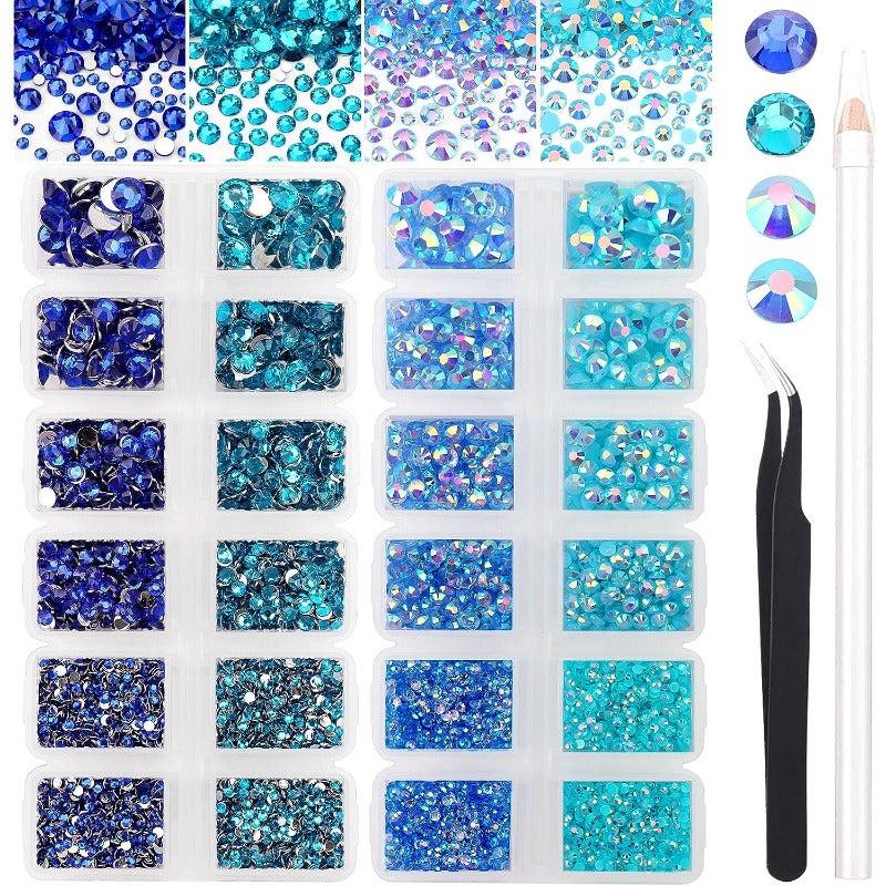Crystal Nail Art Rhinestones Non Hotfix Jelly Gemstones
