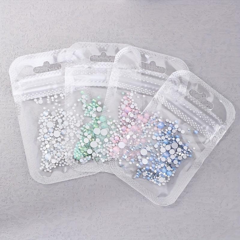 Opal Crystal Nail Art Rhinestones 3D Charm Glass Sticker Decoration