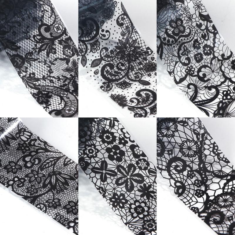 Nail Art Foil Set Transfer Decal DIY Decoration 10 Sheets Set