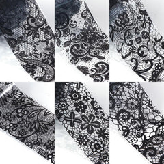 Nail Art Foil Set Transfer Decal DIY Decoration 10 Sheets Set